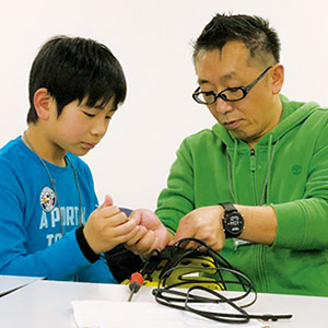 グラブ作り教室