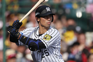 阪神タイガース 江越大賀 復刻ユニフォーム Lサイズ 輝流ライン