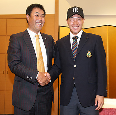 ニュース - チーム - 大山悠輔選手との仮契約完了について｜阪神