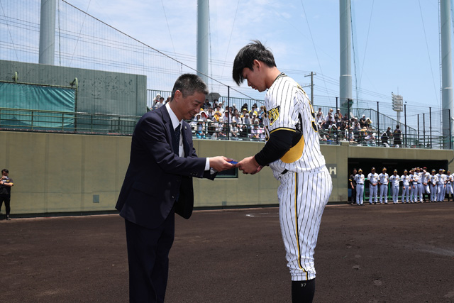 阪神タイガース 野口恭佑 ユニフォームSサイズ 阪神タイガース 野口