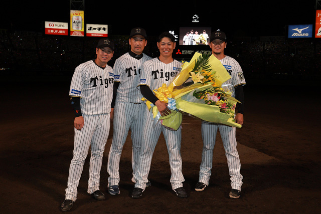 ニュース - チーム - 原口文仁選手引退セレモニーを実施｜阪神