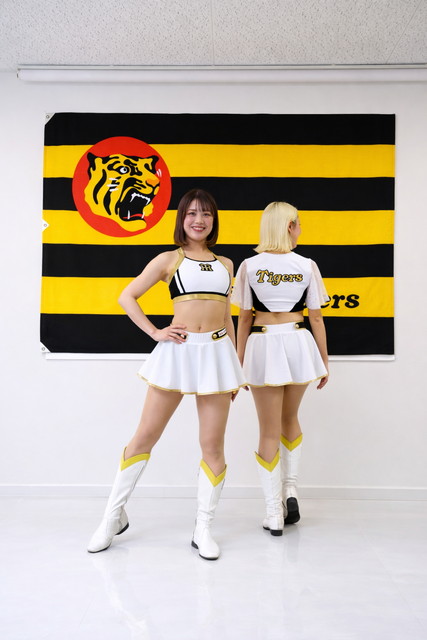 Hanshin Tigers Tigers Girls ユニフォーム チアガール ニュース - エンタメ - TigersGirlsの新ユニフォームが決定！｜阪神