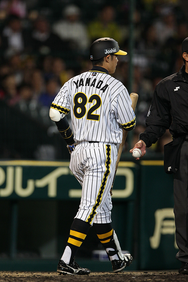 阪神タイガース 原口選手 52番 若手時代 プロ野球 ミズノプロ製 公式戦